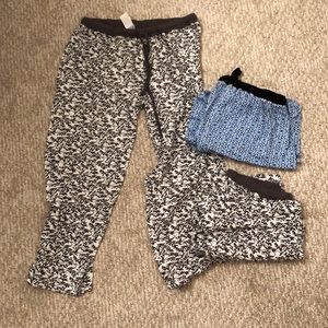 4 pair pajama capris
